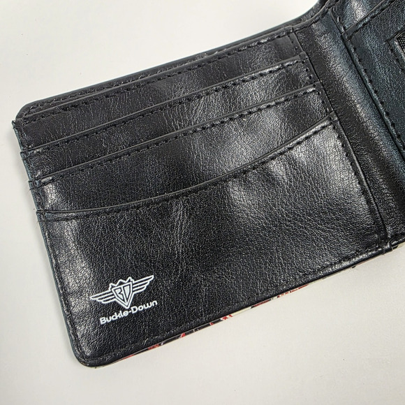 Deadpool Arms Crossed Pose Badge/Wade Vs Wade Marvel Comics Bi-fold Wallet - Picture 7 of 11